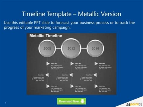 Business Plan Timeline PowerPoint Template