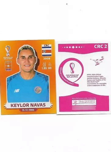 Figurita Keylor Navas Mundial Qatar Original Panini En Venta En