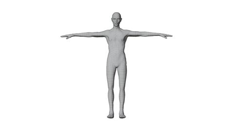 D Low Poly Zombie Male Nude High Quality Affordable Model Turbosquid