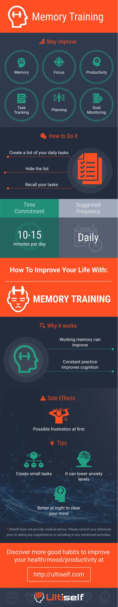 memory training  improve  life ultiself habits