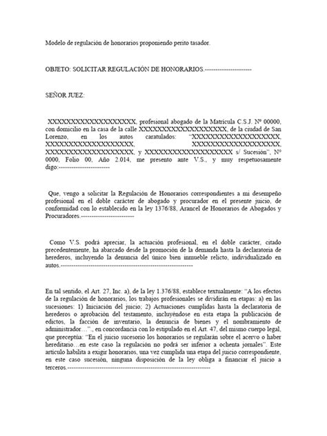 Expedição De Requisição Honorários Perito/dativo - Modelo de Regulación de Honorarios Proponiendo Perito Tasador | PDF ...