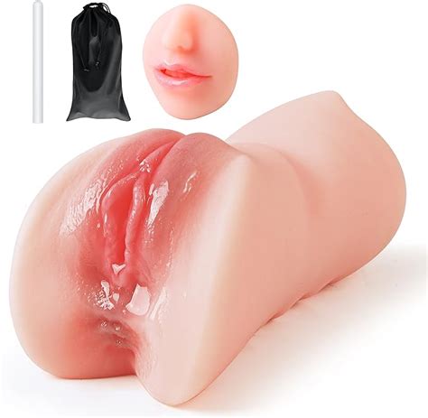 Ultimate 3 In 1 Male Masturbator Realistic Pocket Pussy With Drying Stick Waterproof Storage