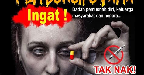 Cegah Poster Anti Dadah Paling Simple Senarai Terbesar Poster Mewarna