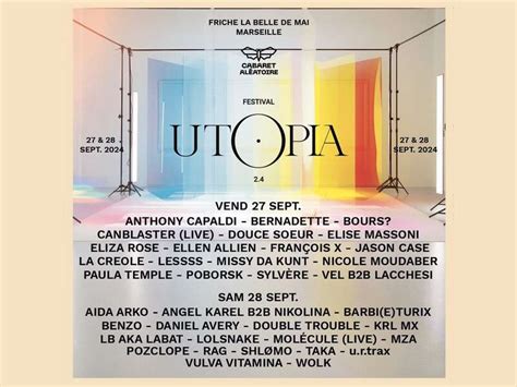 Utopia Festival Marseille Me Provence Alpes C Te Dazur