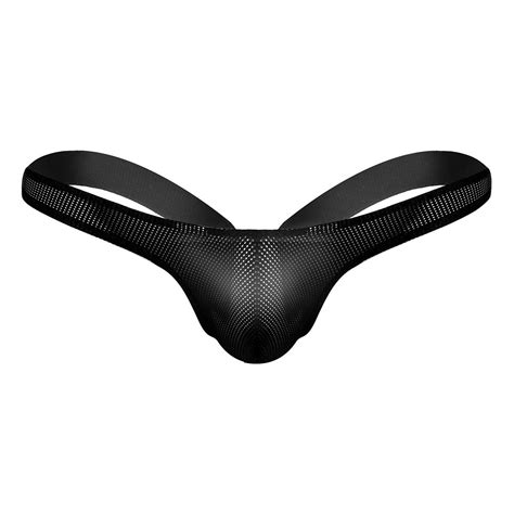 Buy MSemisMen S See Through Sheer Micro Bulge Pouch G String Thongs Bikini Briefs Underwear