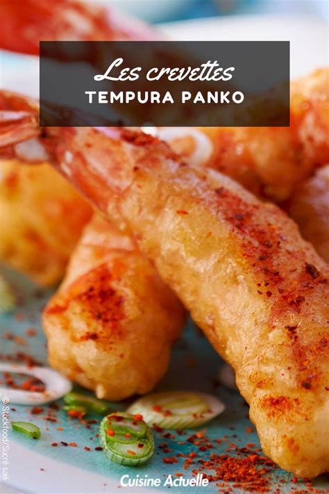 Crevette Tempura Panko Recipe Savoury Food Tempura Recipes