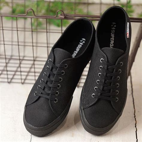 SUPERGA スペルガ スニーカー ヌード NUDE S EW メンズレディース 軽量 キャンバスシューズ BLACK AEI ブラック系 正規取扱店