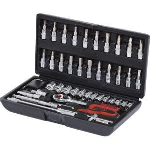 KS TOOLS 918 0646 1 4 CHROME Plus Socket Set 46 Pcs Mister Worker