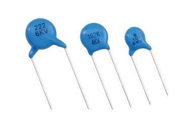 Radial Blue RoHS 10 Tolerance High Voltage Ceramic Disc Capacitors