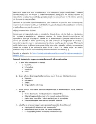 Prueba textos discontinuos 5to básico docx Descarga Gratuita