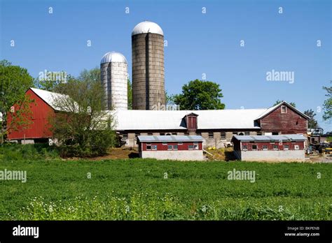 Farm Silos Hi Res Stock Photography And Images Alamy