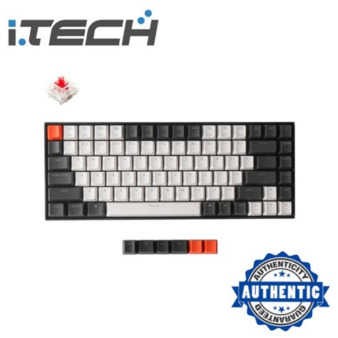 Keychron K2 V2 84 Key RGB Backlight Wireless Mechanical Keyboard Hot Swappable K2B1H Red
