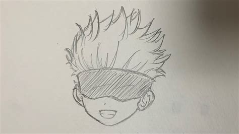 How To Draw Very Easy Gojo Jujutsukaisen Gojo Youtube