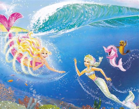 Barbie Mermaid Wallpapers Top Free Barbie Mermaid Backgrounds