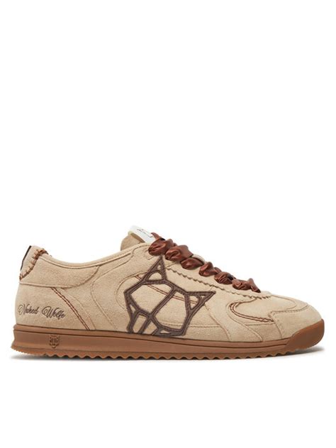 Sneakersy Naked Wolfe Exposure Beżowy eobuwie pl