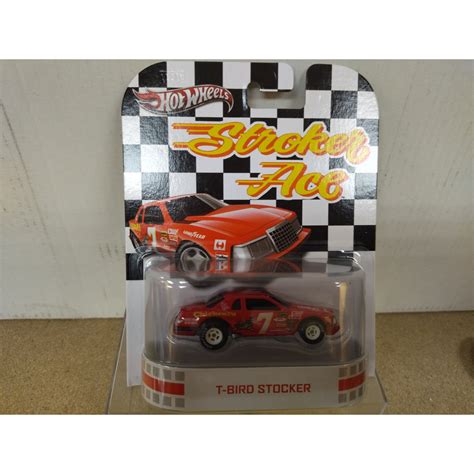 FORD THUNDERBIRD STOCKER STROCKER ACE 1 64 HOT WHEELS PREMIUM BCN STOCK CARS