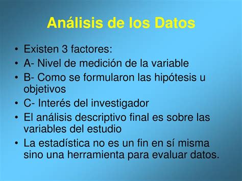 PPT ANALISIS DE DATOS CUANTITATIVOS PowerPoint Presentation Free