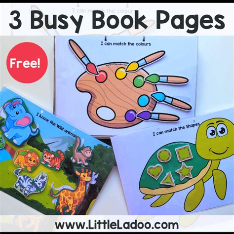 Free Busy Book Printables