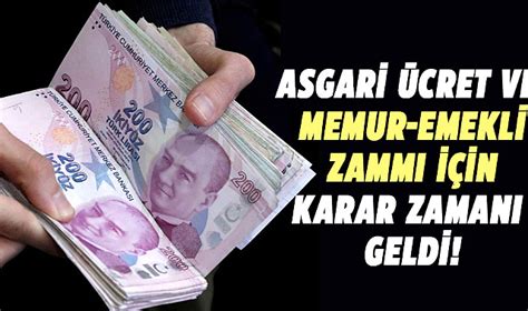 Milyonların gözü Beştepe de Asgari ücret ve memur emekli zammı için