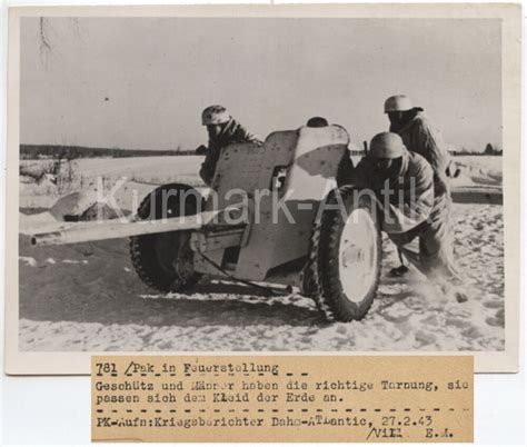 Foto Wehrmacht Pk Presse Fallschirmj Ger Panzer J Ger Pak Camo Tarn