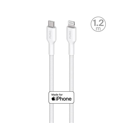 Ultra Resistant Power Cable Fabrik From Usb C To Lightning Puro