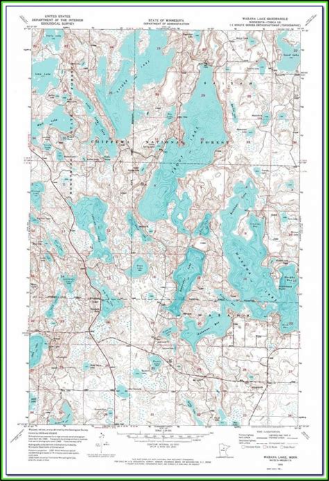 Sebago Lake Contour Map - map : Resume Examples #X42M8RlVkG