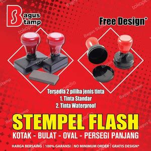 Jual Terbaru Stempel Warna Otomatis Flash Custom Standar Ukuran Besar