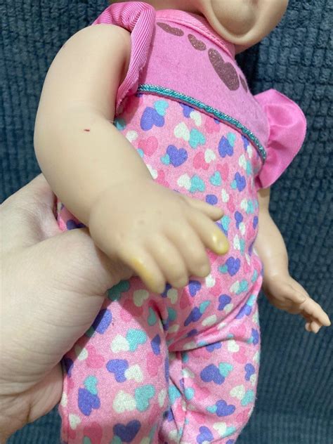 Luvabella Newborn Blonde Hair Interactive Baby Doll With Real