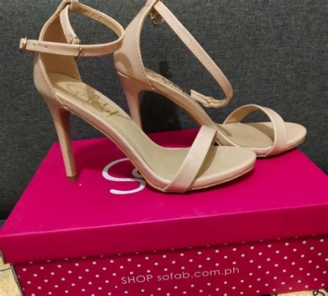 Nude Strappy Heels Women S Fashion Footwear Heels On Carousell