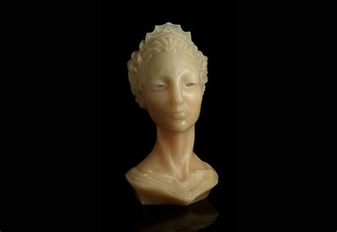 Crying Candle Head Has Tears Of Wax Make