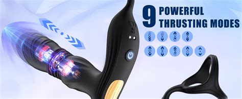 Amazon Thrusting Anal Vibrator Prostate Massager With Cock Ring App Remote Control Anal