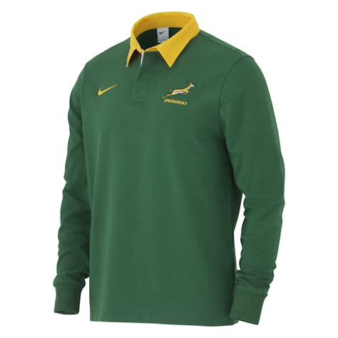 springboks mens nike cotton jersey home  rugby shop