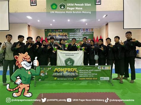 UIN Malang Kembali Torehkan Prestasi Dalam Ajang Pencak Silat UKM