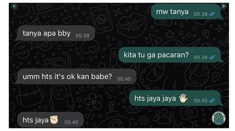 chat hubungan  status  bikin senyum bingung  dibawa