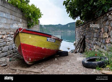 yellow house albania  res stock photography  images alamy