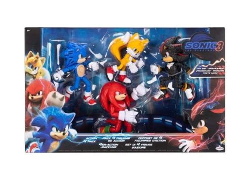Эксклюзивный набор Соник в кино 3 Tails, Sonic, Knuckles, and Shadow ...