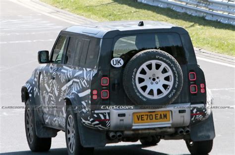 Wild Land Rover Defender SVX SVR V8 Spied Flexing Its Muscles On The