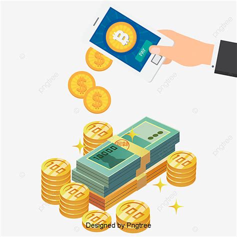 bitcoin investment white transparent aesthetic cartoon financial