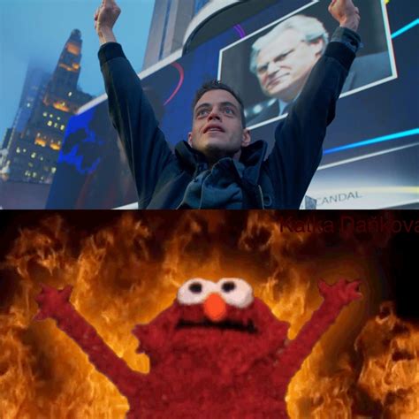 Mr Robot Elliot Aldersonrise Elmo Meme I Made This Because Nobody