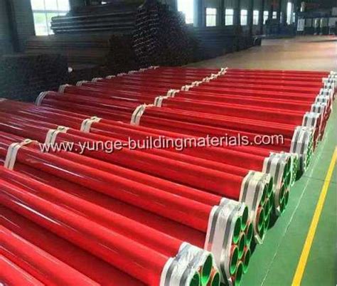 Pe Coated Epoxy Coated Erw Fire Fighting Sprinkler System Steel Pipe