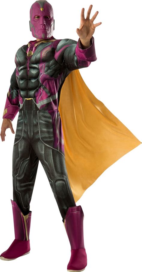 Marvel Avengers: Vision Deluxe Costume (Size Standard) | Men's | at ...