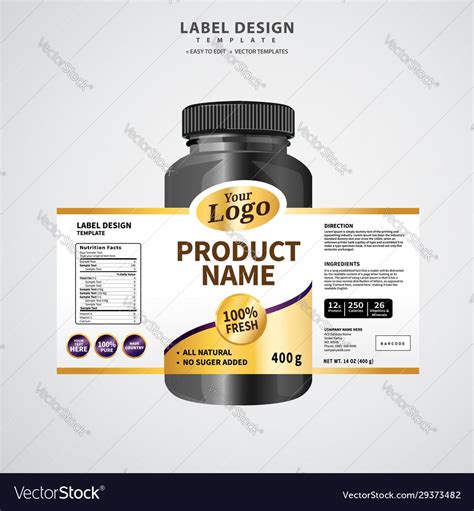 Bottle Label Design Templates