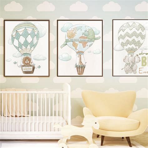 Hot Air Balloon Nursery Etsy