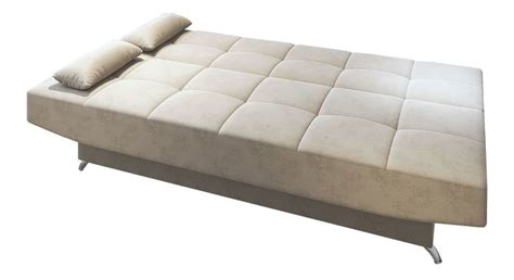 Sofá Cama Loft Reclinável Nude Viero Móveis MercadoLivre