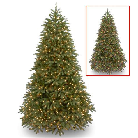 National Tree Company 65 Ft Jersey Fraser Fir Medium Artificial Christmas Tree With Dual Color