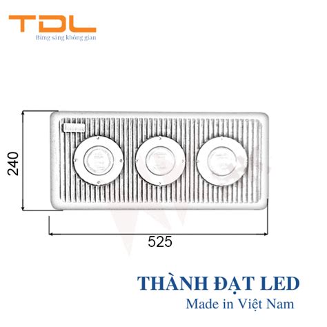 Đèn pha LED chống nổ 150w TDL denledduan