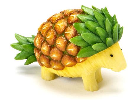 Fruit Turned Animal Art 30 Creative Creations Hongkiat