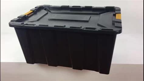 100l Heavy Duty Plastic Storage Box With Lid Lock The Body - Buy Heavy ...