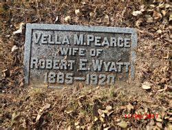 Vella Maude Pearce Wyatt 1885 1920 Memorial Find A Grave