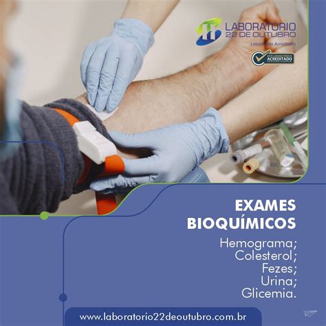 O Que É Bioquímicos - Conheça os principais exames bioquímicos que o Laboratório 22 de ...